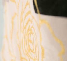 セシルマクビー 格子薔薇柄の卒業式袴フルセット(水色系)|卒業袴(普通サイズ)