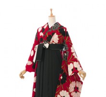 振袖袴|150〜155cm|和風館|片身がわり|卒業式袴フルセット(赤系)|卒業袴(普通サイズ)