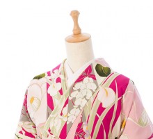 振袖袴|158〜163㎝|和風館|レトロ|卒業式袴フルセット(ピンク系)|卒業袴(普通サイズ)