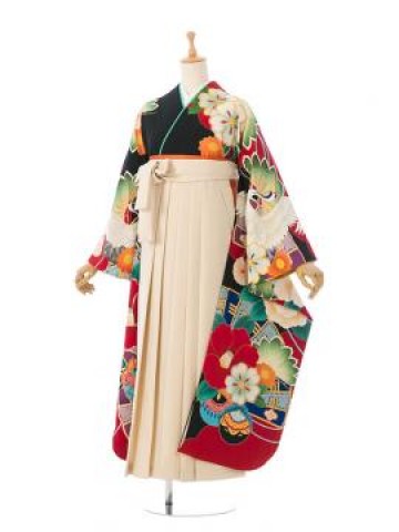 振袖袴|163〜168㎝|玉城ティナ|卒業式袴フルセット(黒系)|卒業袴(普通サイズ)