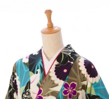 KANSAI|卒業式袴フルセット(カーキ・ターコイズ系)(緑系)|卒業袴(普通サイズ)