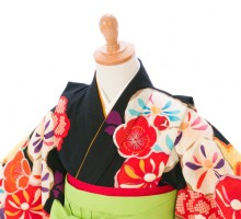 卒園袴|JAPAN STYLE|卒園式袴レンタルフルセット(系ブラック)|女の子(卒園式袴)