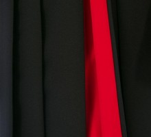 レンタル袴|鶴|レトロ|卒業式袴フルセット(ブラック系)|卒業袴(普通サイズ)1