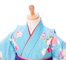 卒園袴|リボンと金彩の羽根のモダンテイスト 卒園式袴レンタルフルセット|女の子(卒園式袴)