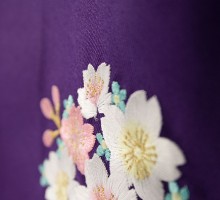 卒園袴|花わらべ|袴レンタル|卒園式袴レンタルフルセット(パープル系)|女の子(卒園式袴)