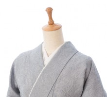 レンタル袴|上質|153〜158cm|小紋|卒業式袴フルセット(グレー系)|卒業袴(普通サイズ)