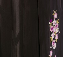レンタル袴 卒業式 九重 美しい花文様柄の卒業式袴フルセット(白系)|卒業袴(普通サイズ)