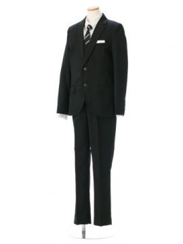 レンタルスーツ男の子 (160cm) ブラックフォーマルスーツ(黒系)|男の子(スーツ)