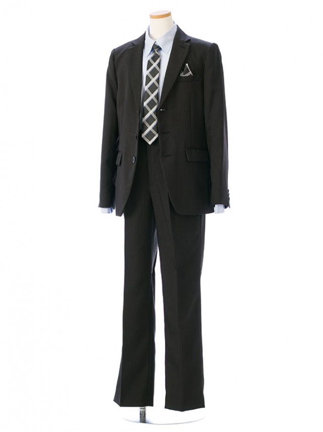 レンタルスーツ男の子 (160cm) 卒業式 フォーマルスーツ(ブラック系)|男の子(スーツ)