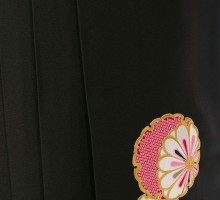 レンタル袴 モダンアンテナ ドット柄の卒業式袴フルセット(ブルー系)|卒業袴(普通サイズ)1