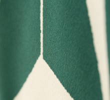 レトロな麻の葉文様の卒業式袴フルセット(緑系)|卒業袴(普通サイズ)6枚目
