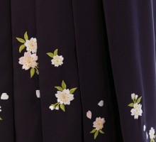 卒業式 薔薇 鈴蘭柄の卒業式袴フルセット(パープル系)|卒業袴(普通サイズ)