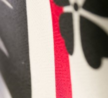 レンタル袴 白黒縞 菊梅竹柄の卒業式袴フルセット(白系)|卒業袴(普通サイズ)