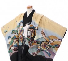 七五三　5歳男の子　羽織袴　　　レンタルフルセット E-5-954