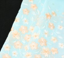 HCJ2503　在庫処分セール￥3,800 → ￥1,300　刺繍半衿 花刺繍　桜刺繍