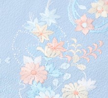 HCJ2508　在庫処分セール￥3,800 → ￥1,300　刺繍半衿 花刺繍　桜刺繍