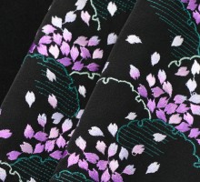 HCJ2510　在庫処分セール￥3,800 → ￥1,300　刺繍半衿 花刺繍　桜刺繍