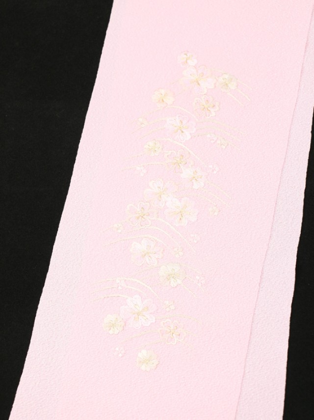 【SALE】刺繍衿　在庫処分セール￥3,800 → ￥1000　桜刺繍　HCJ2511　