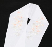 HCJ2514　在庫処分セール￥7,300 → ￥2,900　刺繍半衿 花刺繍　桜刺繍