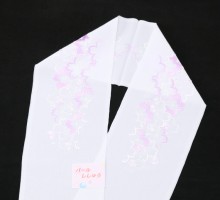 HCJ2519　在庫処分セール￥6200 → ￥2900　刺繍半衿 花刺繍　桜刺繍