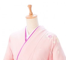 先生 ピンク地　桜柄の卒業式袴フルセット(ピンク系)|卒業袴(普通サイズ)