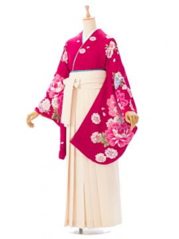 袴セット ローズピンク|163〜168cm前後 卒業式袴フルセット(ピンク系)|卒業袴(普通サイズ)