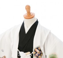 レンタル着物|羽織袴セット|5歳男|七五三着物レンタルフルセット(白系 )|男の子(五歳)
