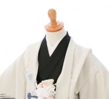 着物レンタル|羽織袴セット|5歳男|七五三着物レンタルフルセット(白系 )|男の子(五歳)