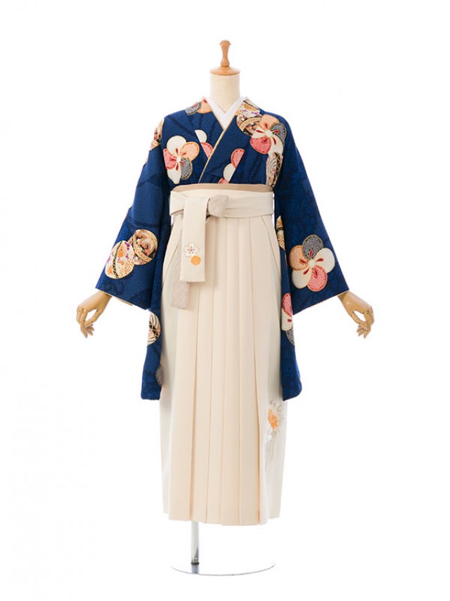 九重|卒業袴|153〜158cm|卒業式袴フルセット(ブルー系)|卒業袴(普通サイズ)