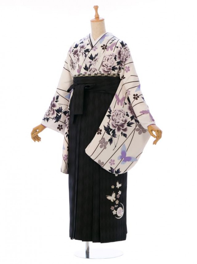 JAPAN STYLE|158〜163cm|卒業式袴フルセット(白系)|卒業袴(普通サイズ)