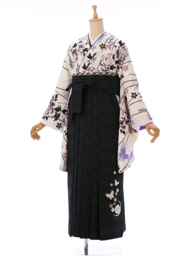 JAPAN STYLE|158〜163cm|卒業式袴フルセット(白系)|卒業袴(普通サイズ)
