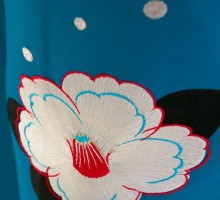 JAPAN STYLE |椿柄の卒業式袴フルセット(白系)(オレンジ系)|卒業袴(普通サイズ)4