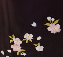 花紋　桜柄の卒業式袴フルセット(クリーム系)|卒業袴(普通サイズ)