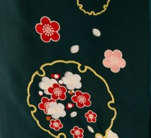 花雪輪柄の卒業式袴フルセット(黄色系)|卒業袴(普通サイズ)5枚目