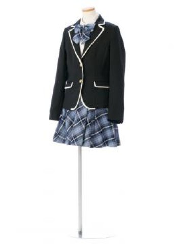 フォーマルスーツ女の子 (165cm) 卒業式 子供スーツ(ブラック系)|女の子(スーツ)