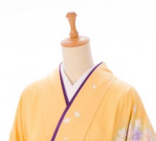 卒業式　先生|洋花柄の卒業式袴フルセット(黄色系)|卒業袴(普通サイズ)