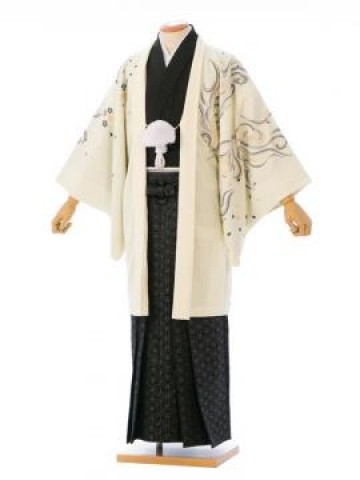 羽織 白　虎柄の紋付袴フルセット|成人式　卒業式紋付袴