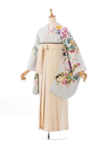 レンタル袴|158〜163cm|卒業式袴フルセット(ブルー系)|卒業袴(普通サイズ)