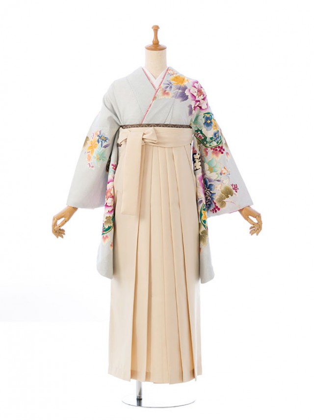 レンタル袴|158〜163cm|卒業式袴フルセット(ブルー系)|卒業袴(普通サイズ)