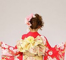 薔薇　八重桜柄の振袖フルセット(ピンク系)|普通サイズ【1月】