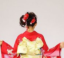 【エンジェルハート】牡丹　ハート柄の振袖フルセット(赤　ピンク系)|普通サイズ【2〜12月】