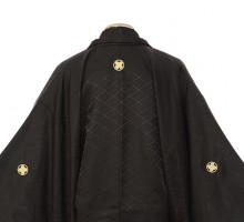 男性用袴 SV130-6-4 黒地大菱形|黒白ぼかしダイヤ袴