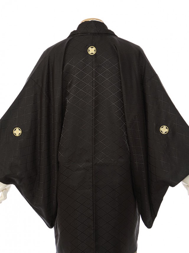 男性用袴 SV130-6-4 黒地大菱形|黒白ぼかしダイヤ袴