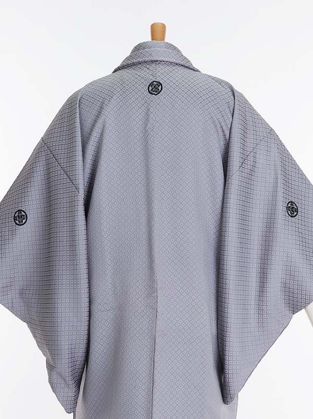 男性用袴 SV133-3-1 グレー刺子|黒ダイヤ袴