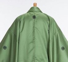男性用袴 SV26-6-1 黄緑菱形|黒白ダイヤ袴