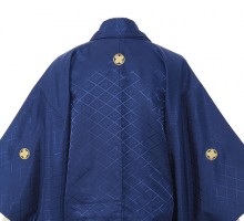 男性用袴 SV5-4-1 紺 菱大|金銀ぼかし縞袴