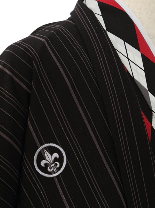 男性用袴 SV86-M 多色菱形|幾何学模様袴
