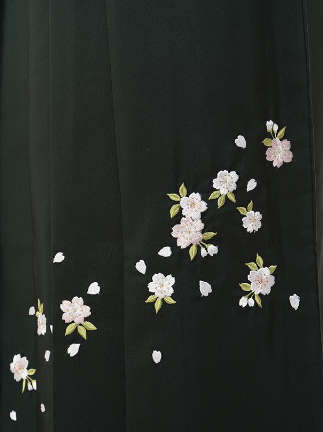 花紋|162〜165cm|お値打ち卒業式袴フルセット(からし系)|卒業袴(普通サイズ)