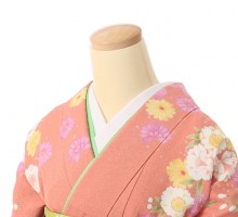 枝垂れ桜柄の卒業式袴フルセット(ピンク系)|卒業袴(普通サイズ)