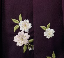 八重桜に雪輪柄の卒業式袴フルセット(ピンク系)|卒業袴(普通サイズ)